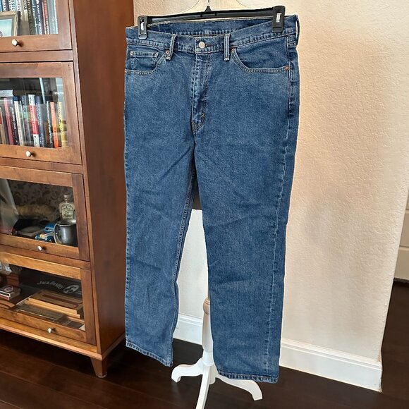 LEVI'S 514 Men's Straight Leg Denim Jeans 38/30 - Picture 2 of 7